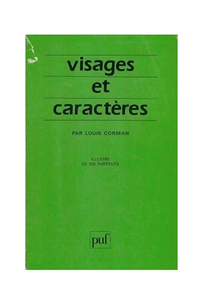 Visages et caractères - Louis Corman